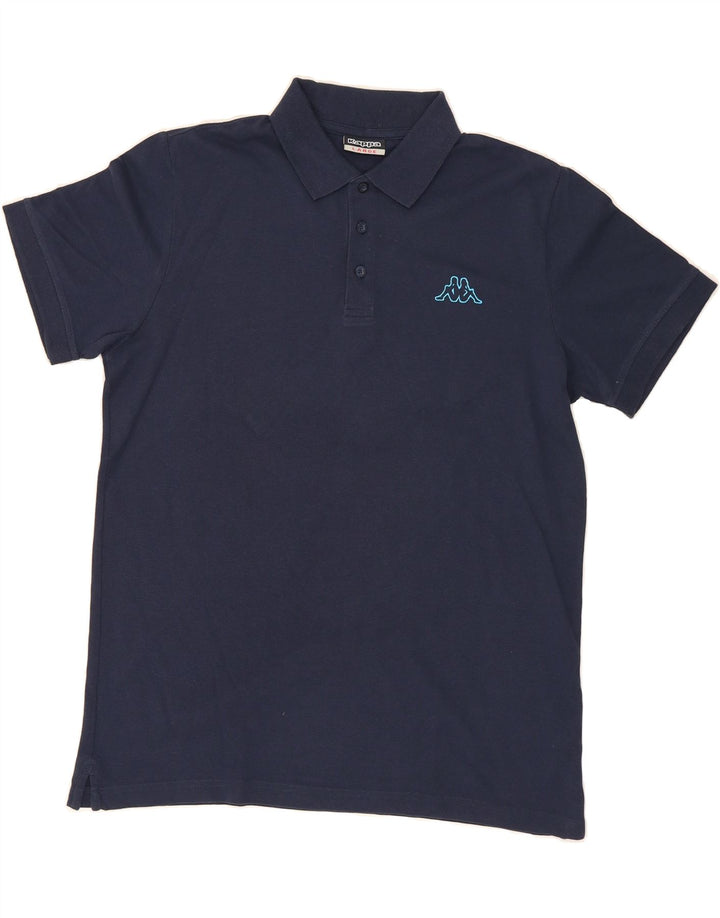 KAPPA Mens Polo Shirt Large Navy Blue Cotton Vintage Kappa and Second-Hand Kappa from Messina Hembry 