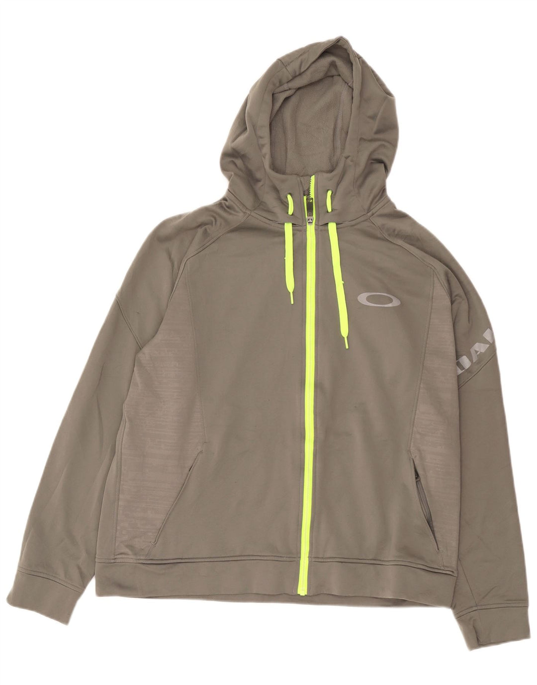 Oakley Herren Graphic Zip Hoodie Pullover XL Grau