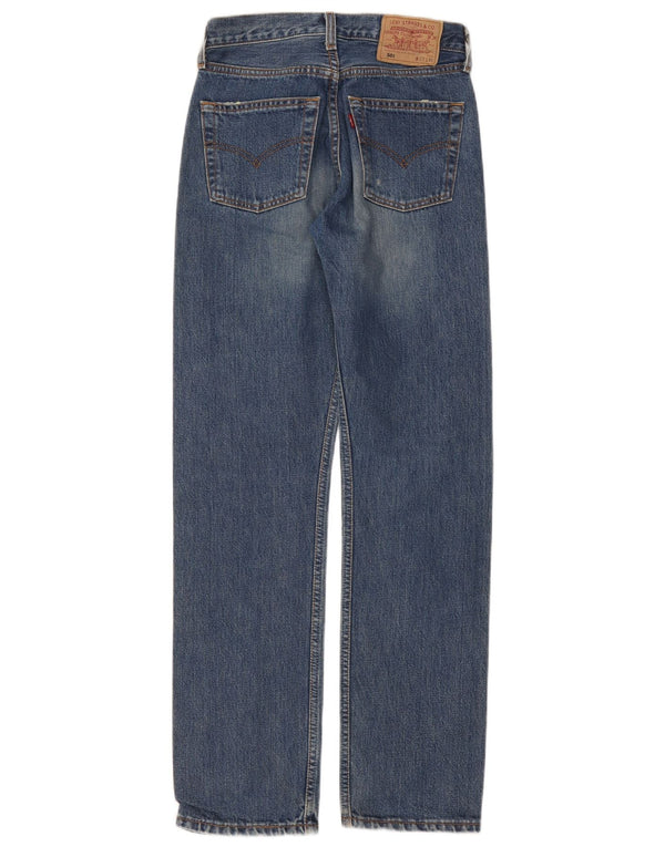 Levi's Herren 501 Distressed Straight Jeans W27 L32 Blaue Baumwolle