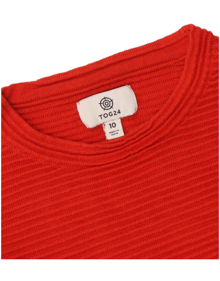 Tog 24 Damen-Pullover mit Rundhalsausschnitt, UK 10, Größe S, Rot