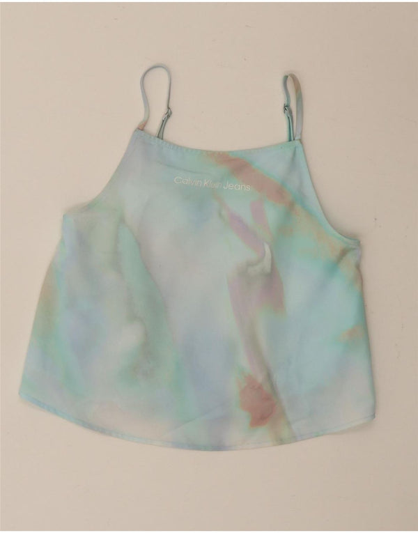 Calvin Klein Jeans Girls Cami Top 13-14 Years Multicoloured Tie Dye