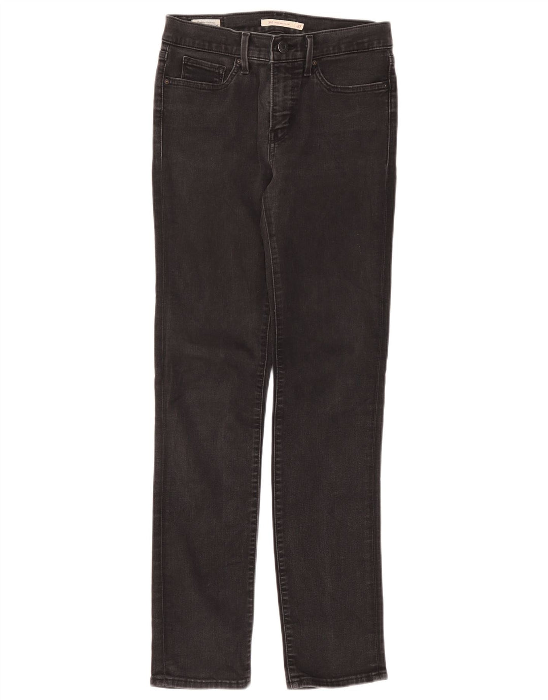 Levi's Damen 312 Shaping Slim Jeans W27 L32 Graue Baumwolle