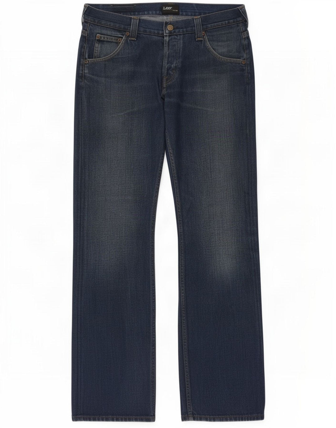 Lee Herren Flint Bootcut-Jeans mit normaler Passform, W34 L34, blaue Baumwolle