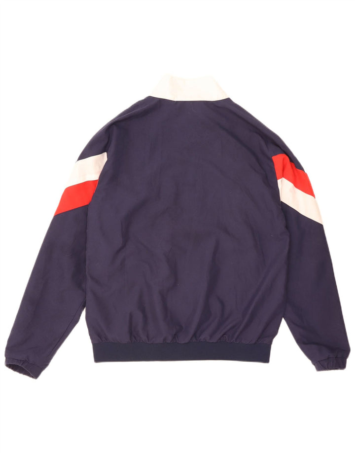 Fila Herren-Trainingsanzugoberteil mit Grafik, XS, Marineblau, Farbblock