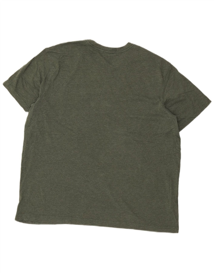 Eddie Bauer Herren T-Shirt Top XL Grün Baumwolle