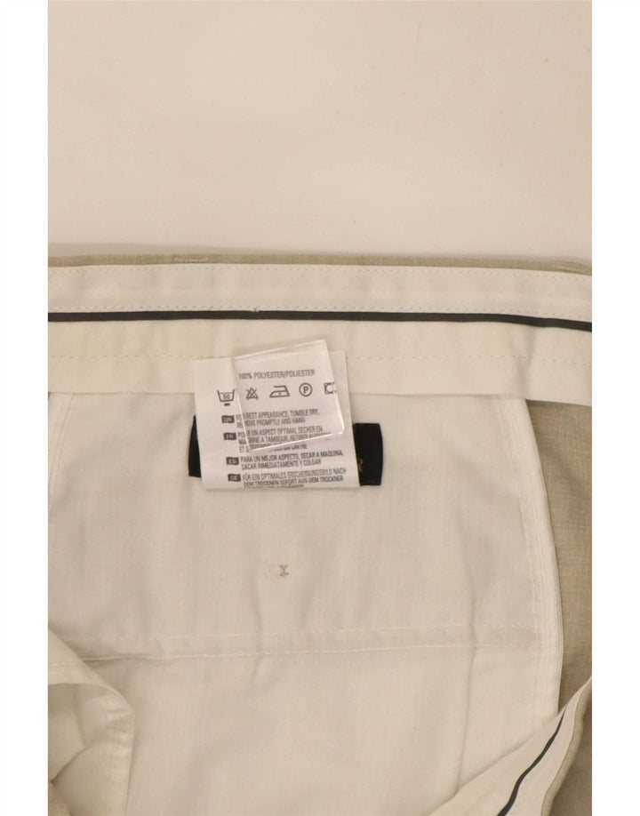Gerade Herren-Chinohose von Marks & Spencer, W38, L27, Beige, Polyester
