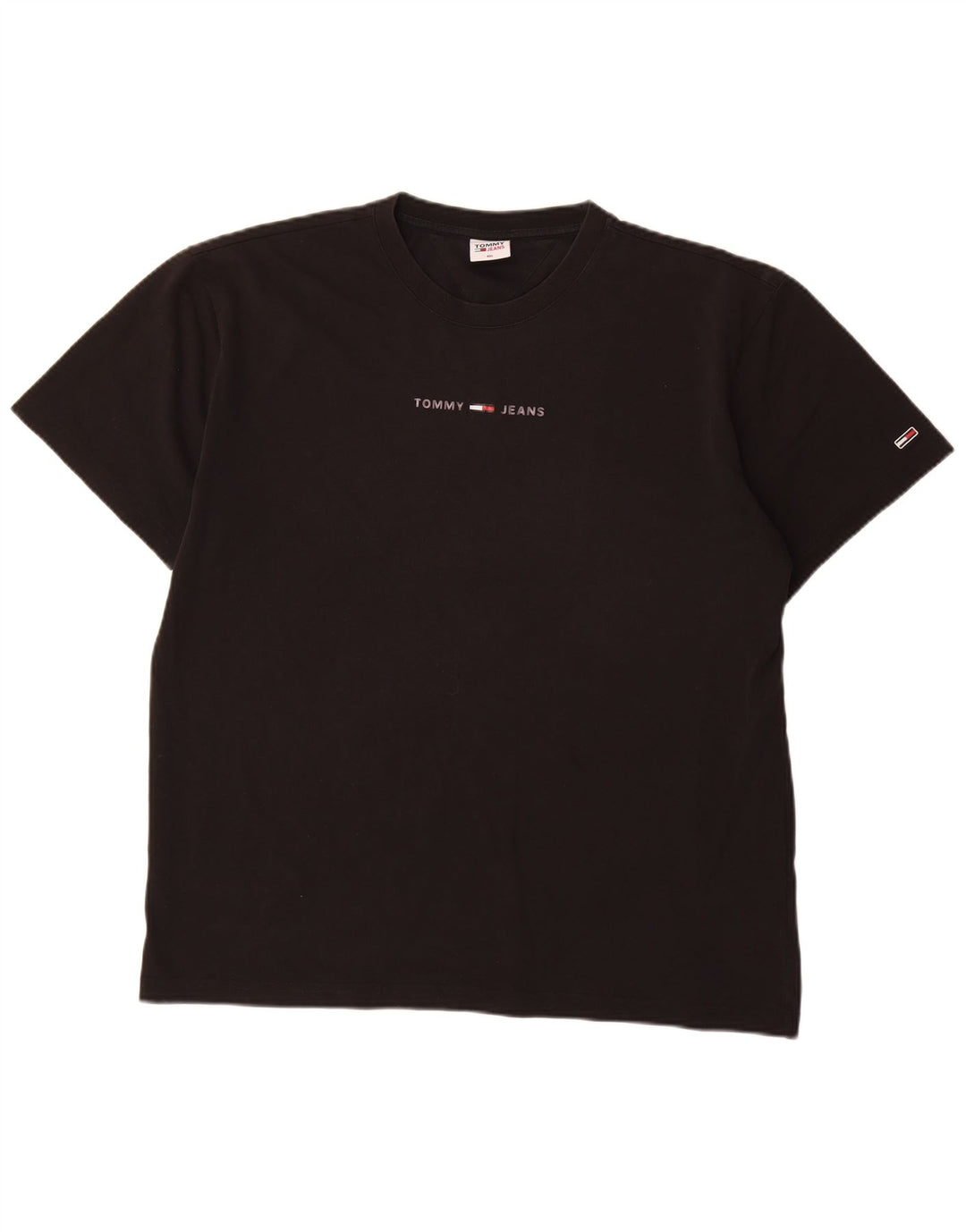 Tommy Hilfiger Herren Grafik T-Shirt Top 2XL Schwarz