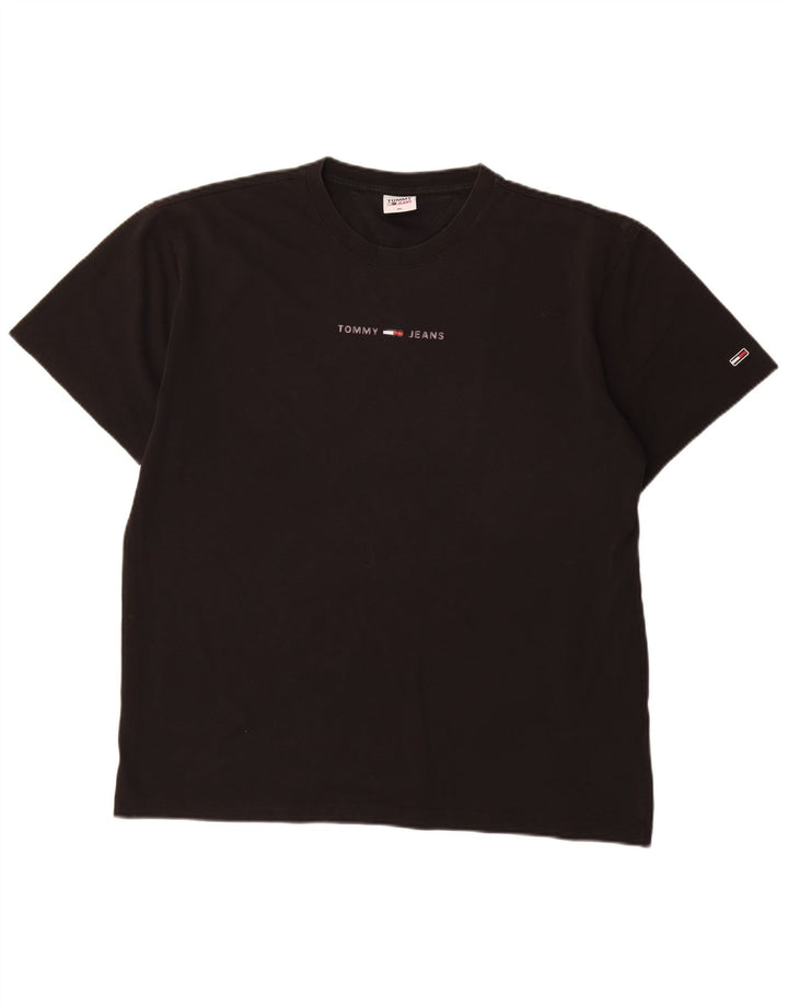 Tommy Hilfiger Herren Grafik T-Shirt Top 2XL Schwarz