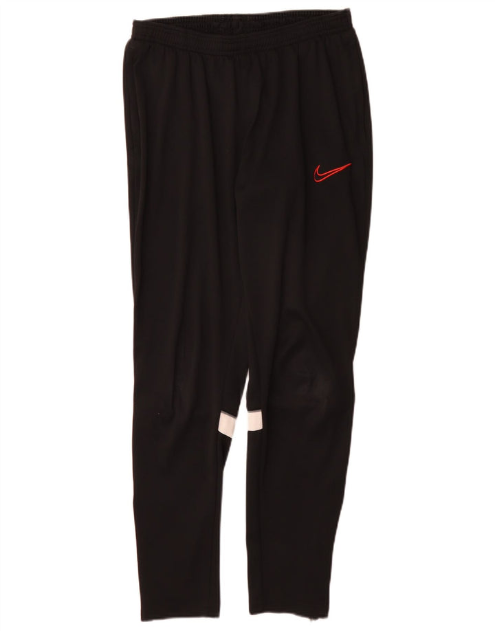 Nike Herren Dri Fit Trainingshose Mittelschwarzes Colourblock-Polyester