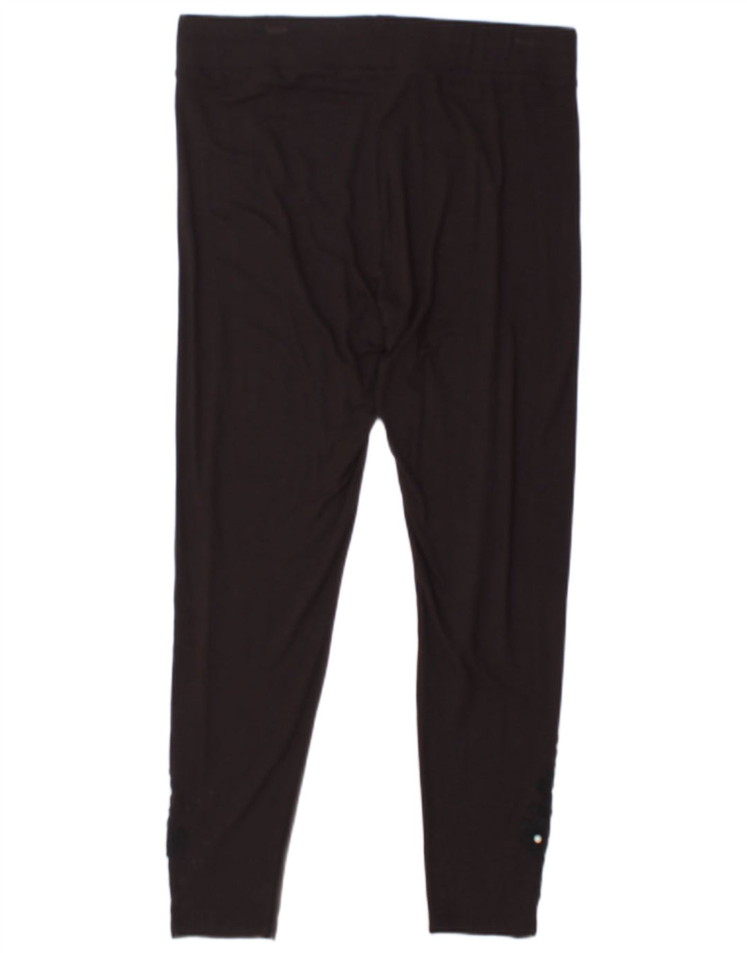 MARKS & SPENCER Damen Leggings UK 16 Large Schwarz Viskose