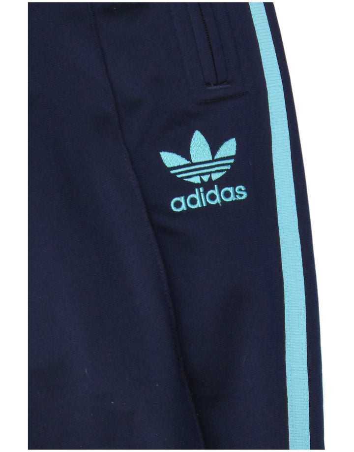 Adidas Damen-Trainingsanzughose EU 36 Klein Navyblau Polyester
