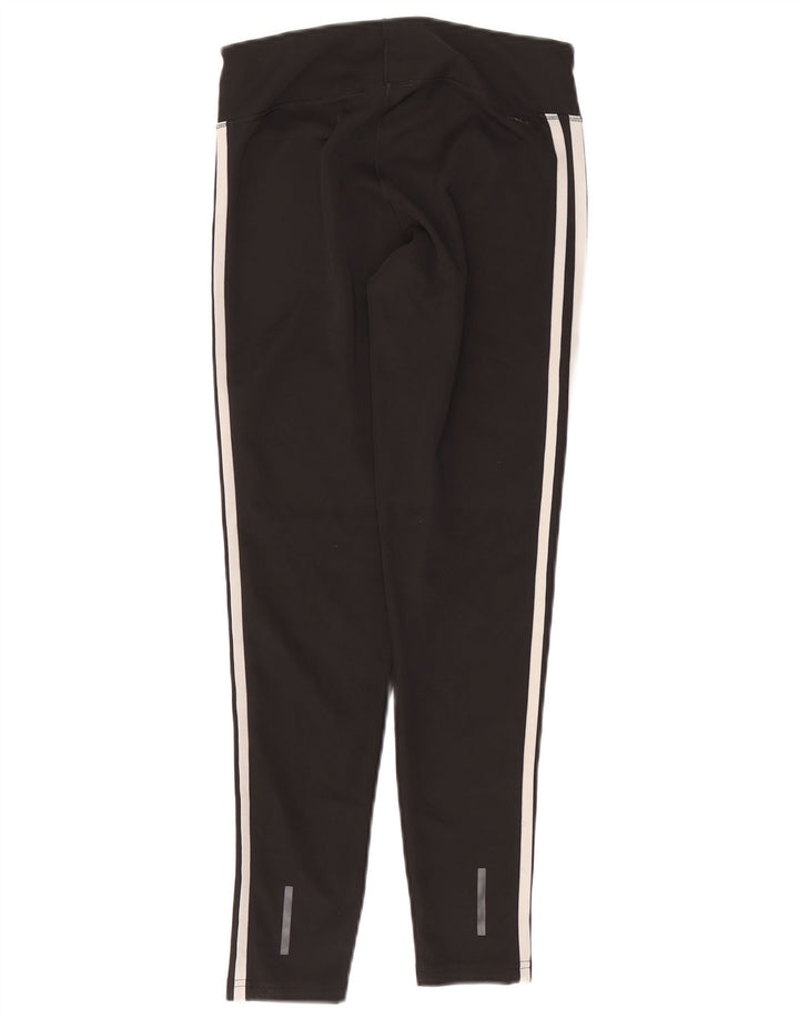 Adidas Damen Climalite Leggings UK 8/10 Small Schwarz Polyester