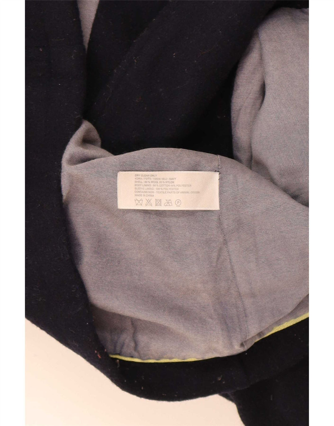 Fat Face Damen Pea Coat UK 10 Small Marineblaue Wolle