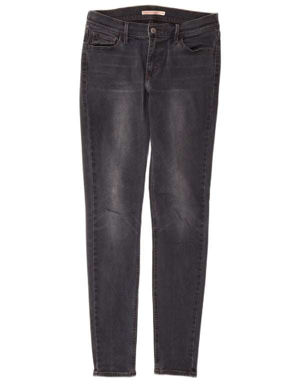 Levi's Damen 710 Super Skinny Jeans W29 L31 Grau