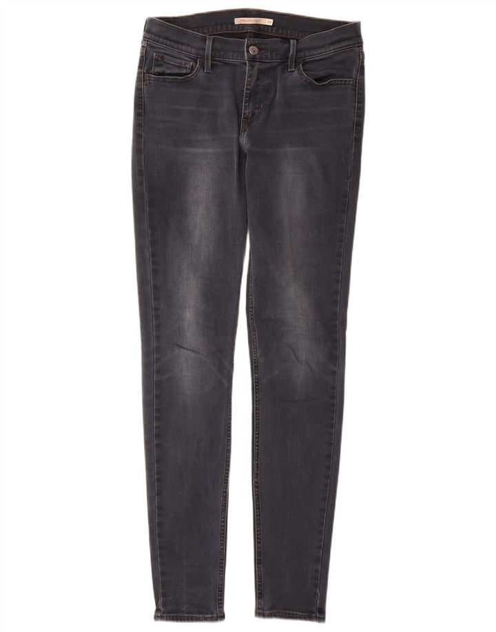 Levi's Damen 710 Super Skinny Jeans W29 L31 Grau