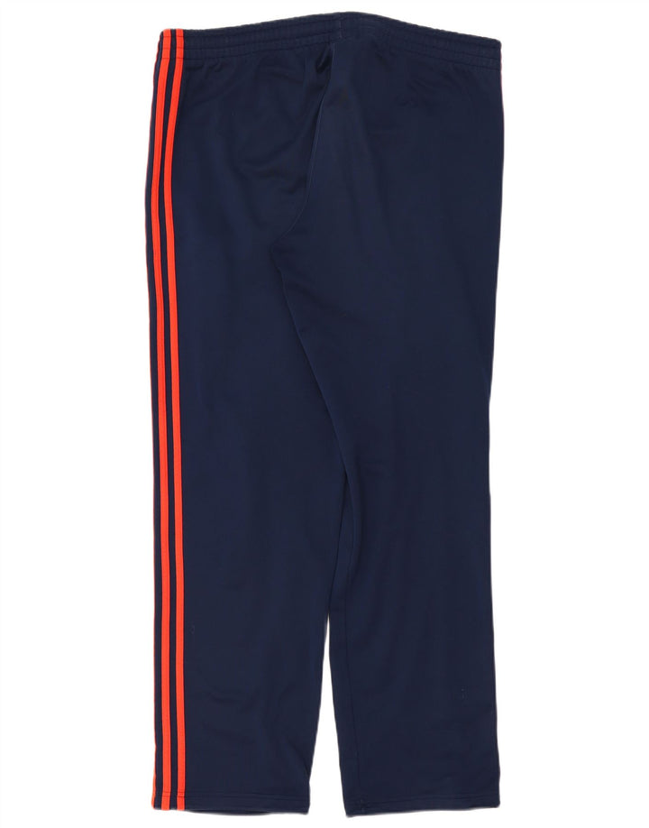 ADIDAS Herren-Trainingshose, Größe 42/44, groß, marineblau, Polyester