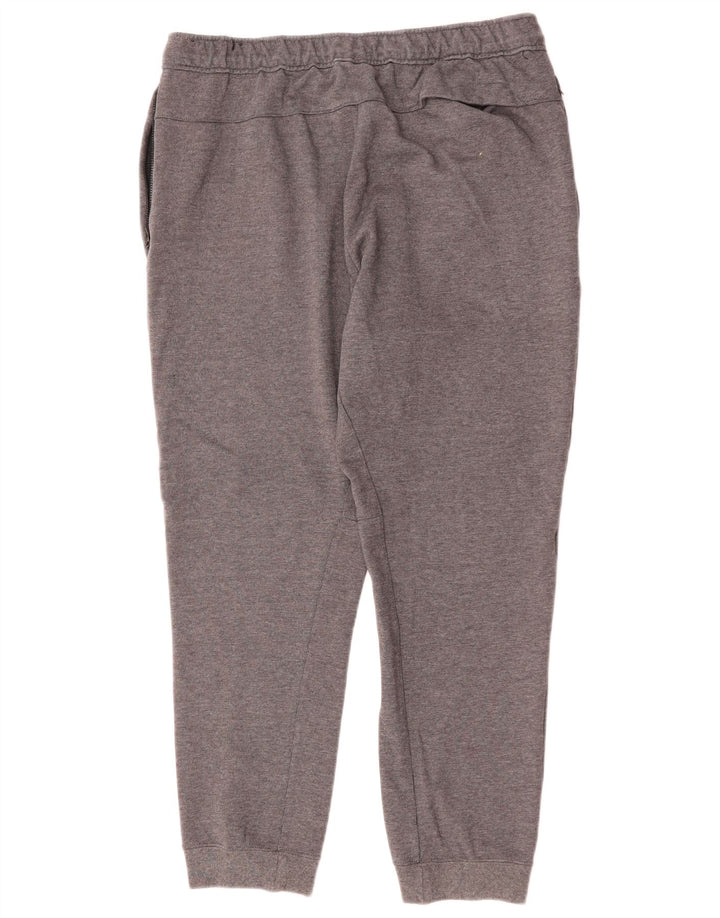Nike Herren-Trainingshose, Jogginghose, groß, graue Baumwolle