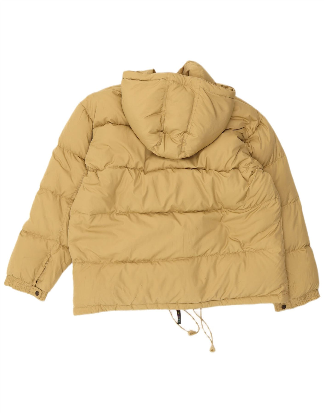 EMAROO AUSTRALIA Mens Oversized Hooded Padded Jacket UK 8 Small Beige