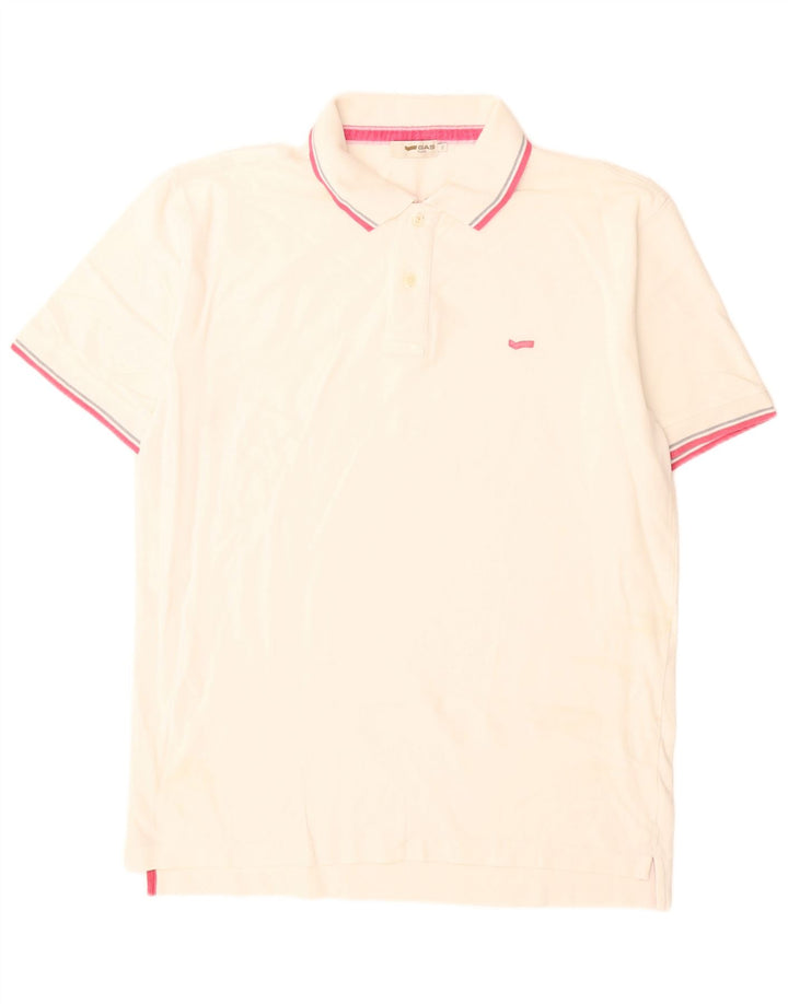 Gas Herren Poloshirt XL Weiße Baumwolle