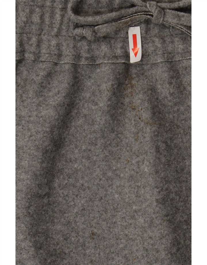 Zara Damen Midirock XS W24 Grau Polyester