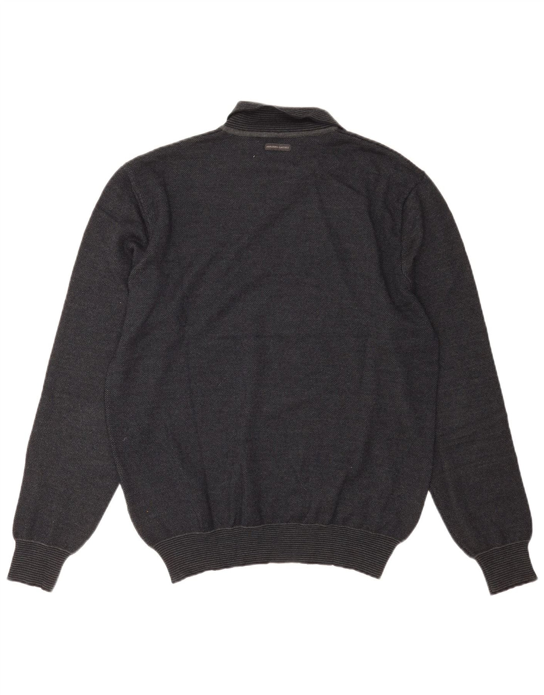 Marlboro Classics Herren-Pullover mit Rollkragen, groß, graue Wolle