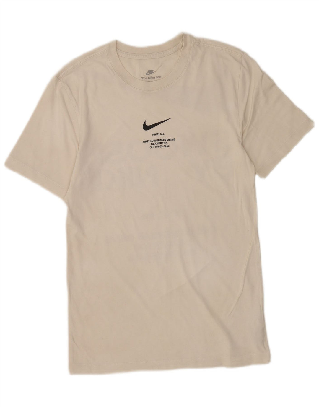 Nike Herren-T-Shirt mit Grafik, XS, weiße Baumwolle