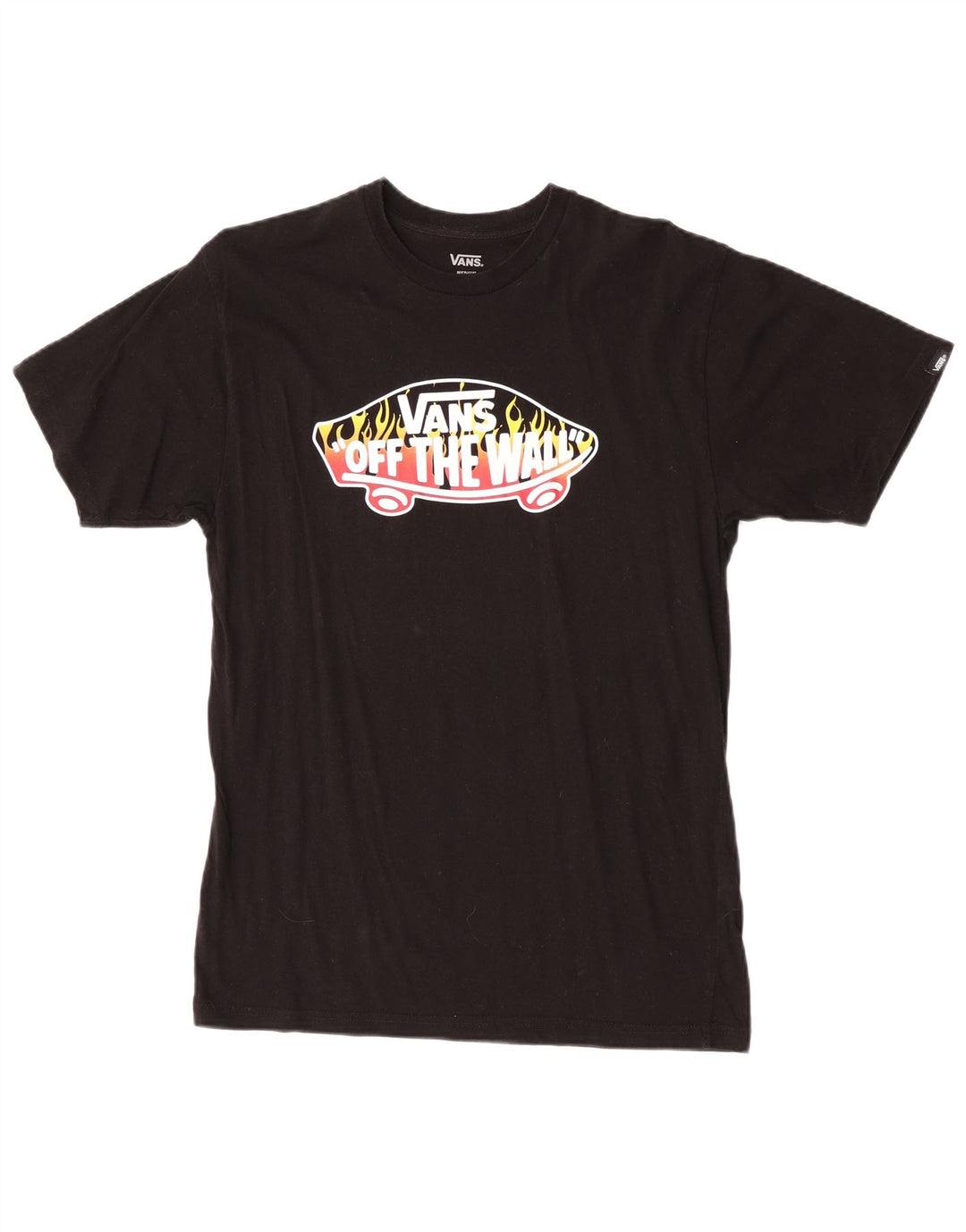 Vans Herren-T-Shirt mit Grafik, mittelschwarze Baumwolle