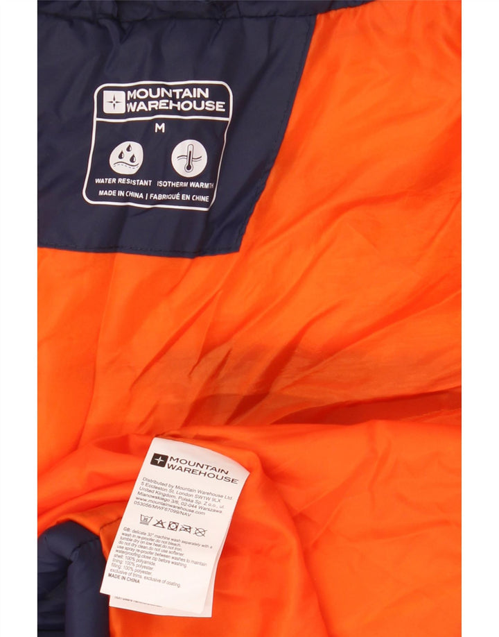 Gefütterte Herren-Weste von Mountain Warehouse, UK 38, mittelmarineblau, Polyamid