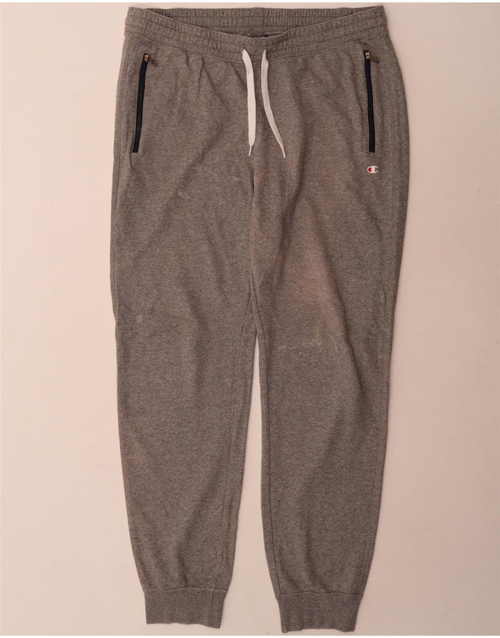 Champion Herren-Trainingshose, Jogginghose, XL, graue Baumwolle