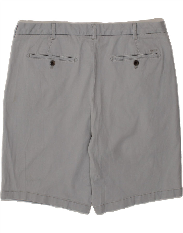 IZOD Mens Chino Shorts W38 XL Grey Cotton Vintage Izod and Second-Hand Izod from Messina Hembry 