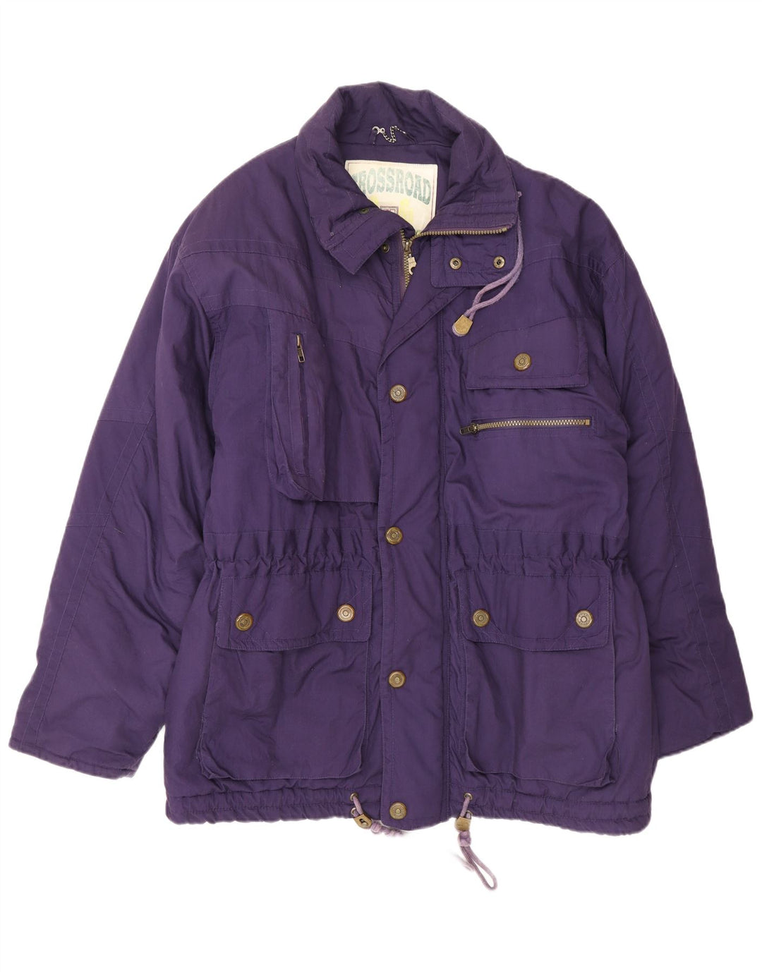 Crossrace Herren-Utility-Jacke UK 50 Large Lila Polyester