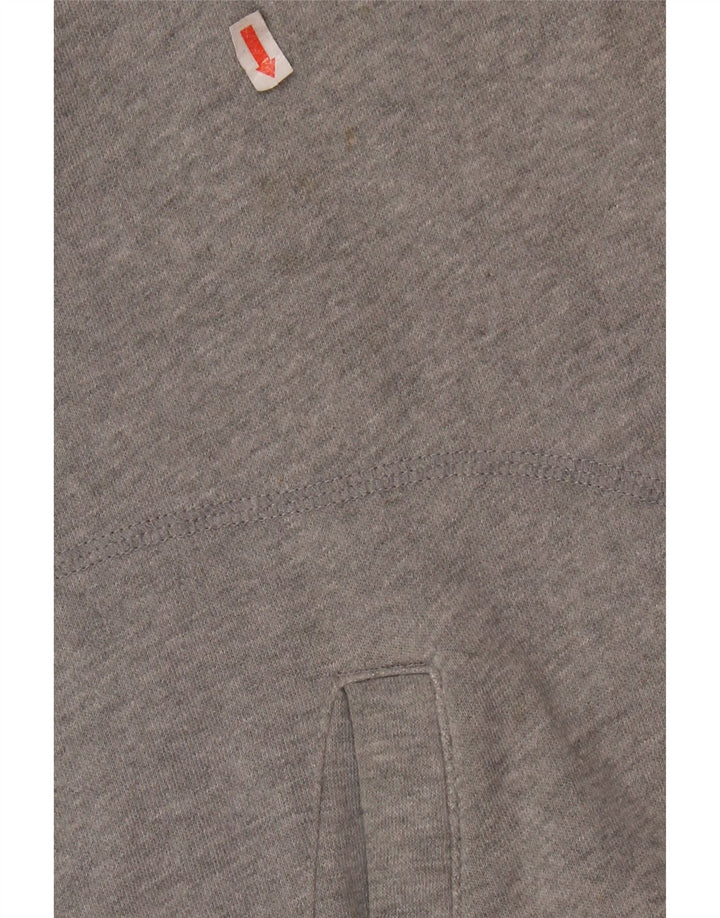 MAJESTIC Damen New York Yankees Kapuzenpullover mit Reißverschluss, UK 14, Mittelgrau