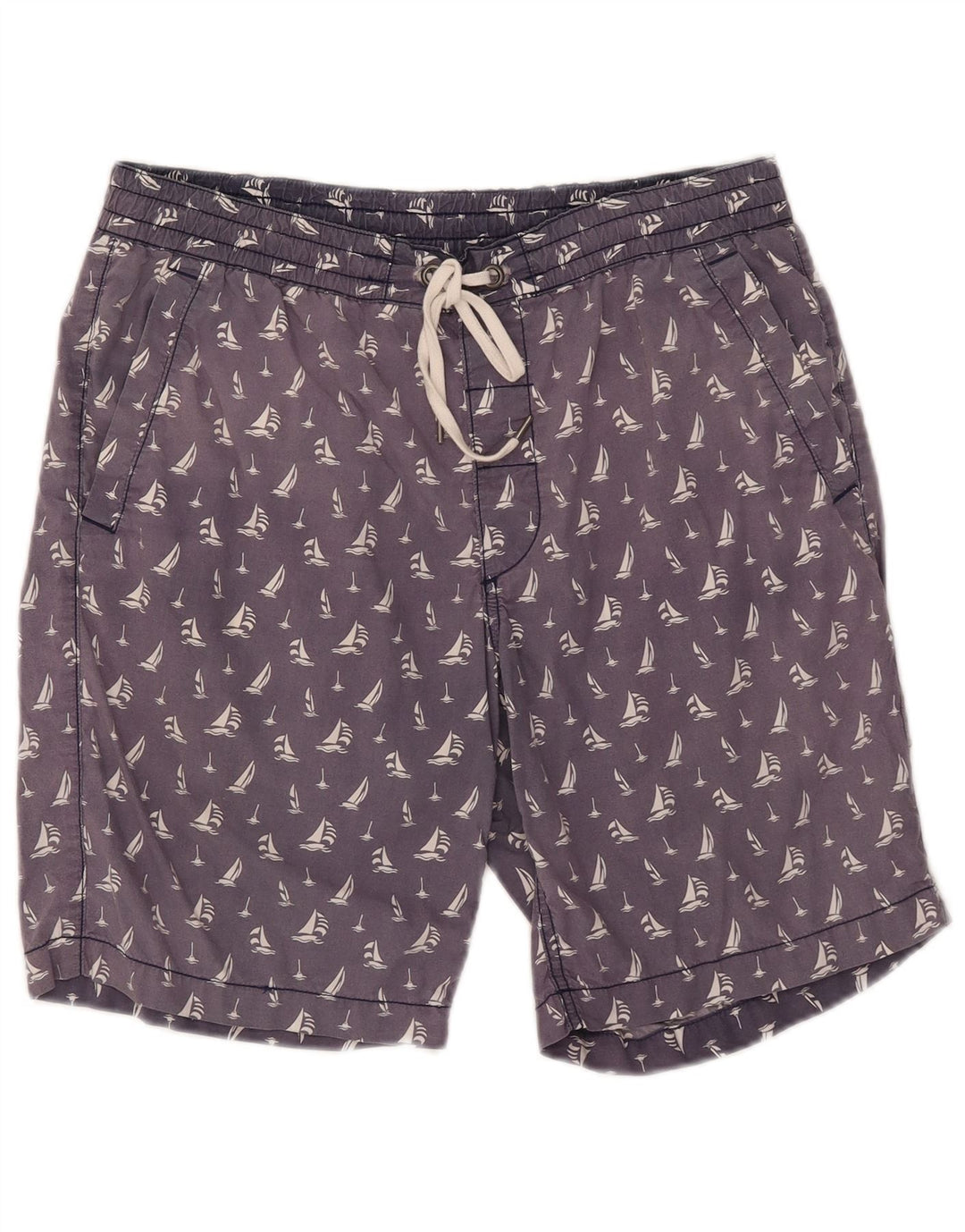 Polo Ralph Lauren Herren-Shorts mit abstraktem Muster, mittelgroß, W32, Marineblau