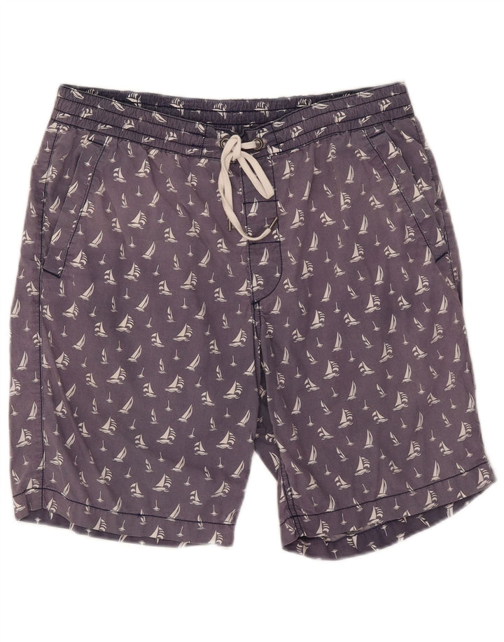 Polo Ralph Lauren Herren-Shorts mit abstraktem Muster, mittelgroß, W32, Marineblau