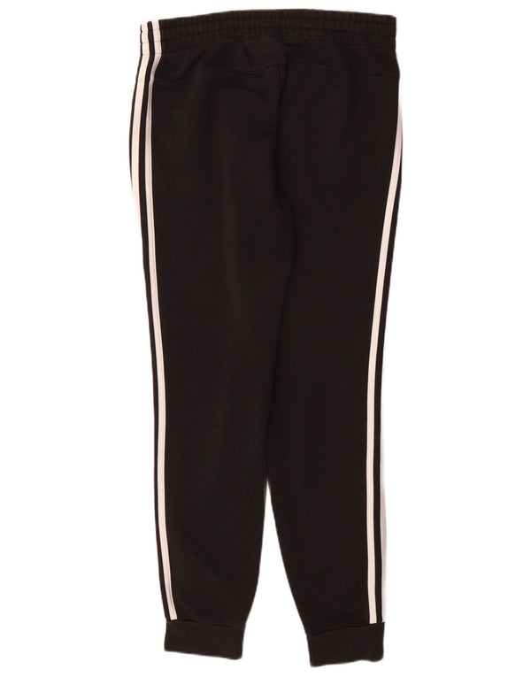 Adidas Damen Trainingshose Jogger UK 12/14 Mittelschwarze Baumwolle