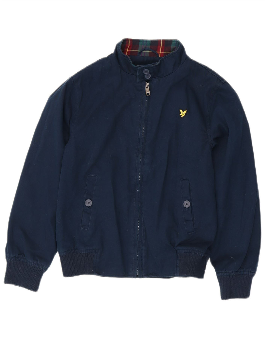 Lyle & Scott Bomberjacke für Jungen, 10–11 Jahre, marineblaue Baumwolle