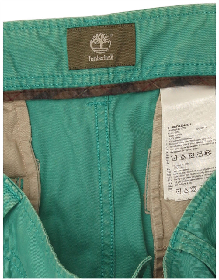 Timberland Herren Chinoshorts W36 Große grüne Baumwolle