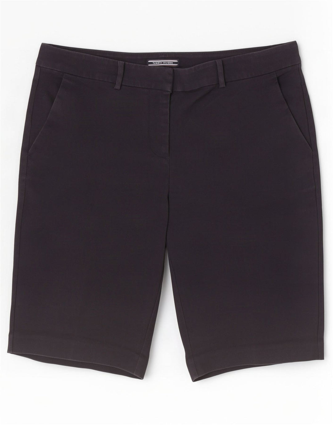 Tommy Hilfiger Damen Chino-Shorts W30 Mittelmarineblaue Baumwolle