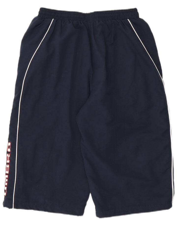 Umbro Herren-Sportshorts mit Grafik, groß, marineblaues Polyester
