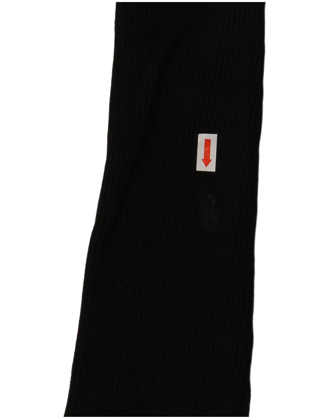 ZARA Damen Pullover mit bauchfreiem U-Boot-Ausschnitt, Gr. 8, Größe S, schwarze Viskose