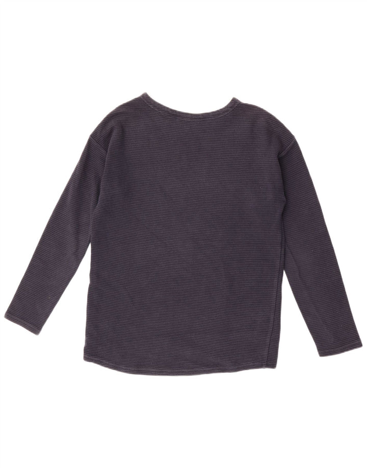 Joules Damen Top Langarm UK 8 Small Marineblau Baumwolle
