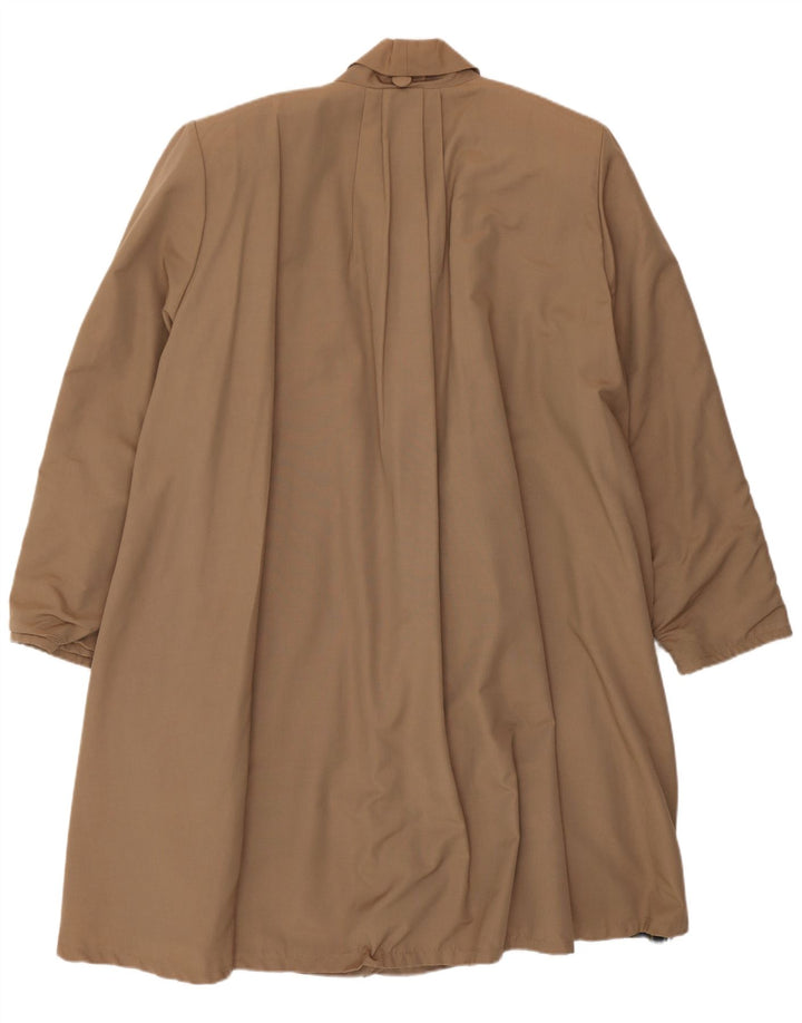Vintage Damen Mantel UK 14 Groß Beige
