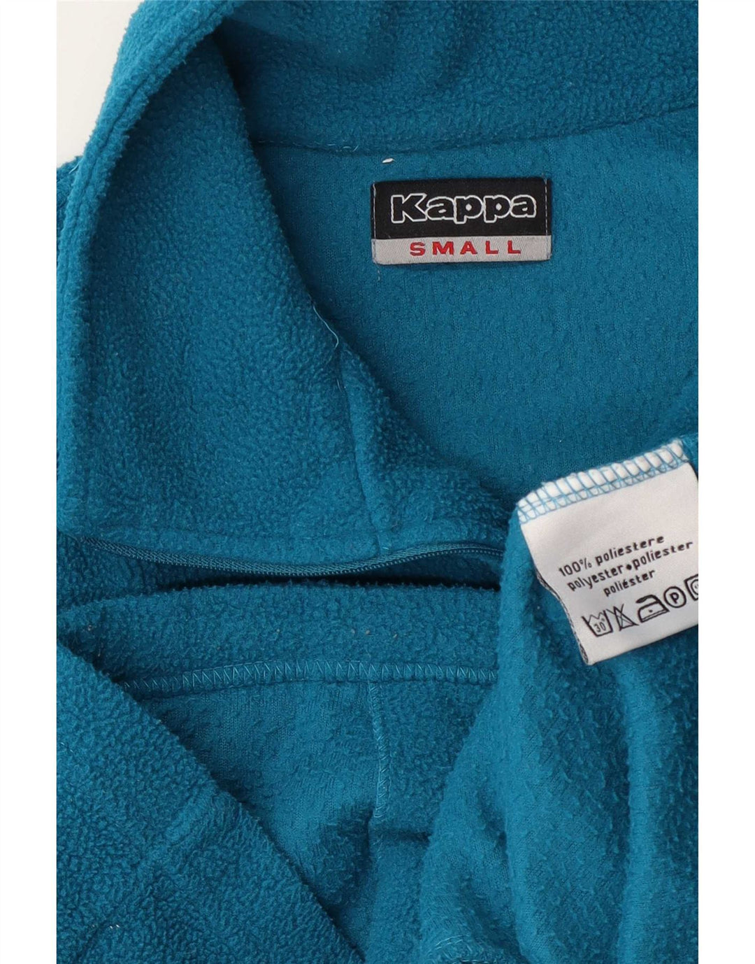 Kappa Damen Fleecejacke UK 10 Small Blau Polyester