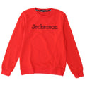 Jeckerson Jungen-Sweatshirt mit Grafik, 9–10 Jahre, rote Baumwolle