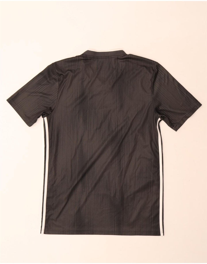 Adidas Herren Climalite T-Shirt Top Mittelgrau gepunktet