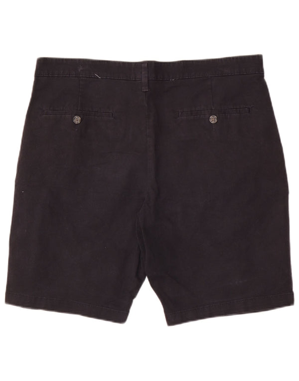 Marks & Spencer Herren-Chinoshorts W34, Größe L, Marineblau, Baumwolle