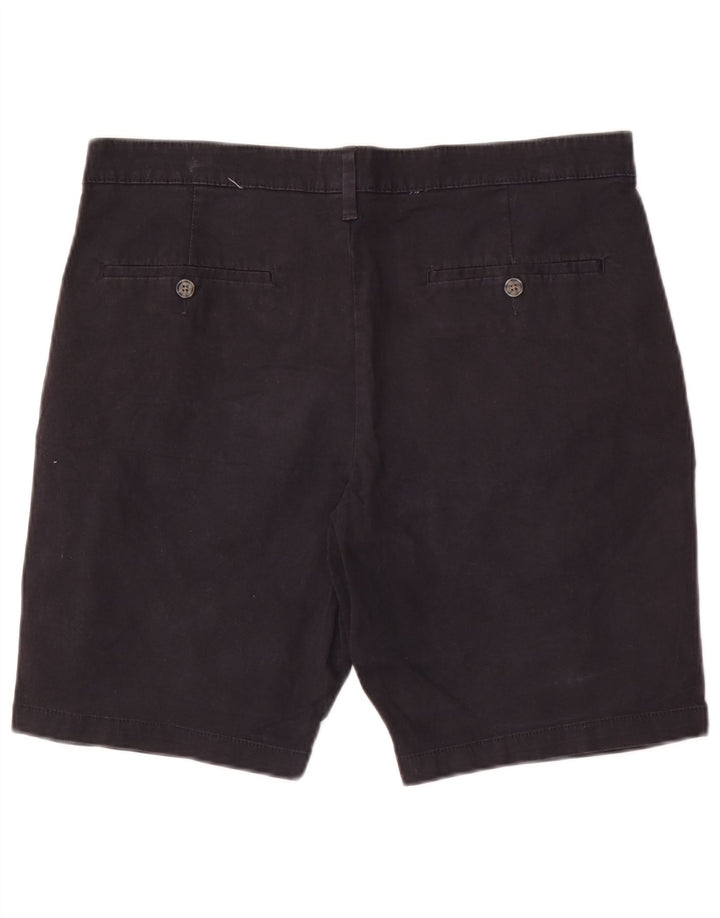 Marks & Spencer Herren-Chinoshorts W34, Größe L, Marineblau, Baumwolle