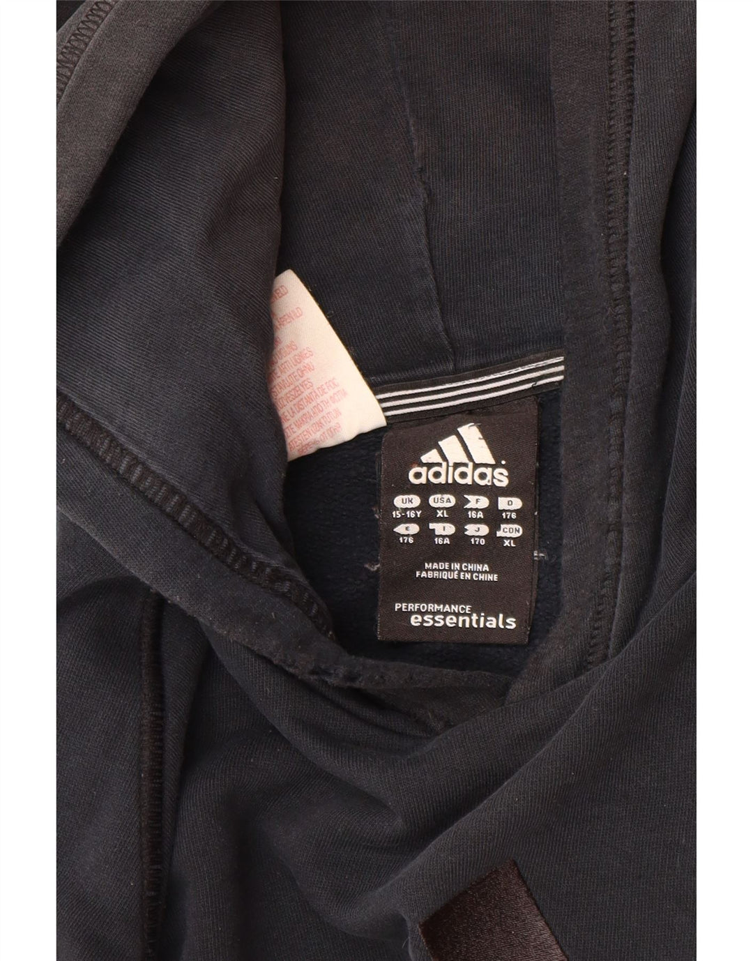 ADIDAS Kapuzenpullover mit Grafik für Jungen, 15–16 Jahre, Schwarz