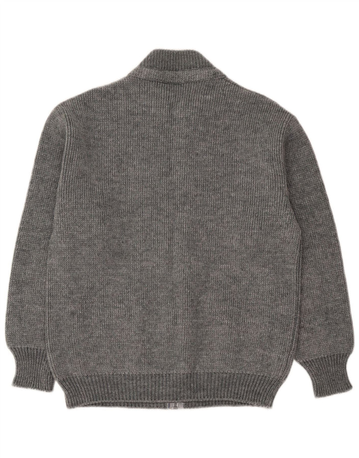 Gordon Herren-Strickjacke, kleine graue Wolle