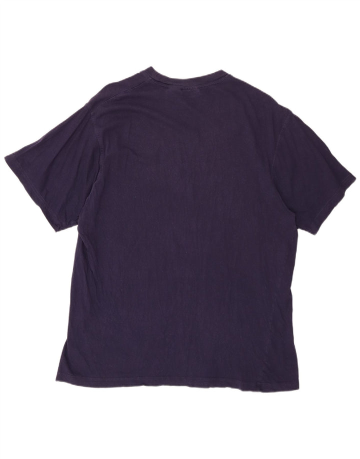 FILA Herren Grafik T-Shirt Top XL Marineblau